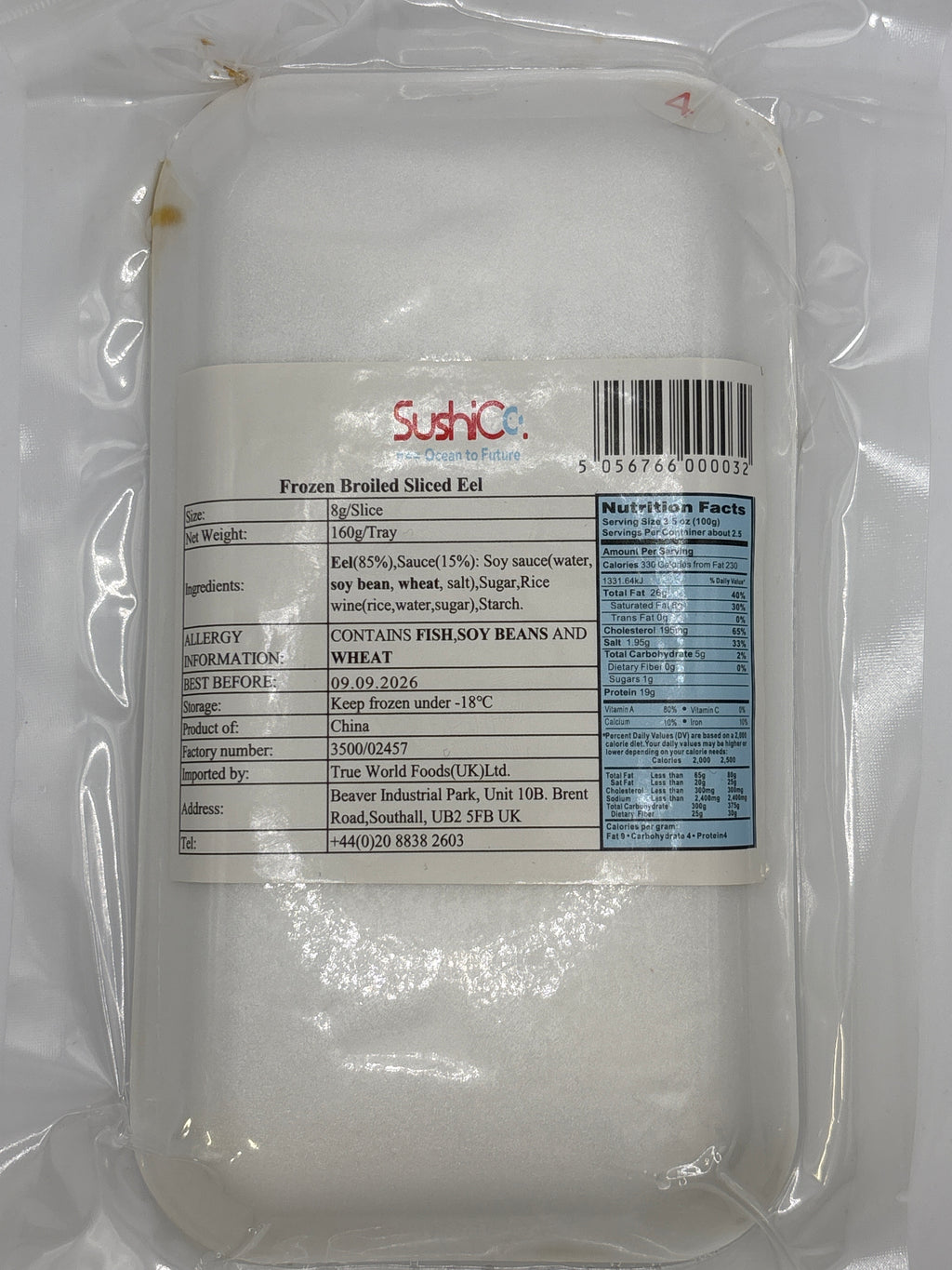 Unagi Sushi Eel Slices 160g