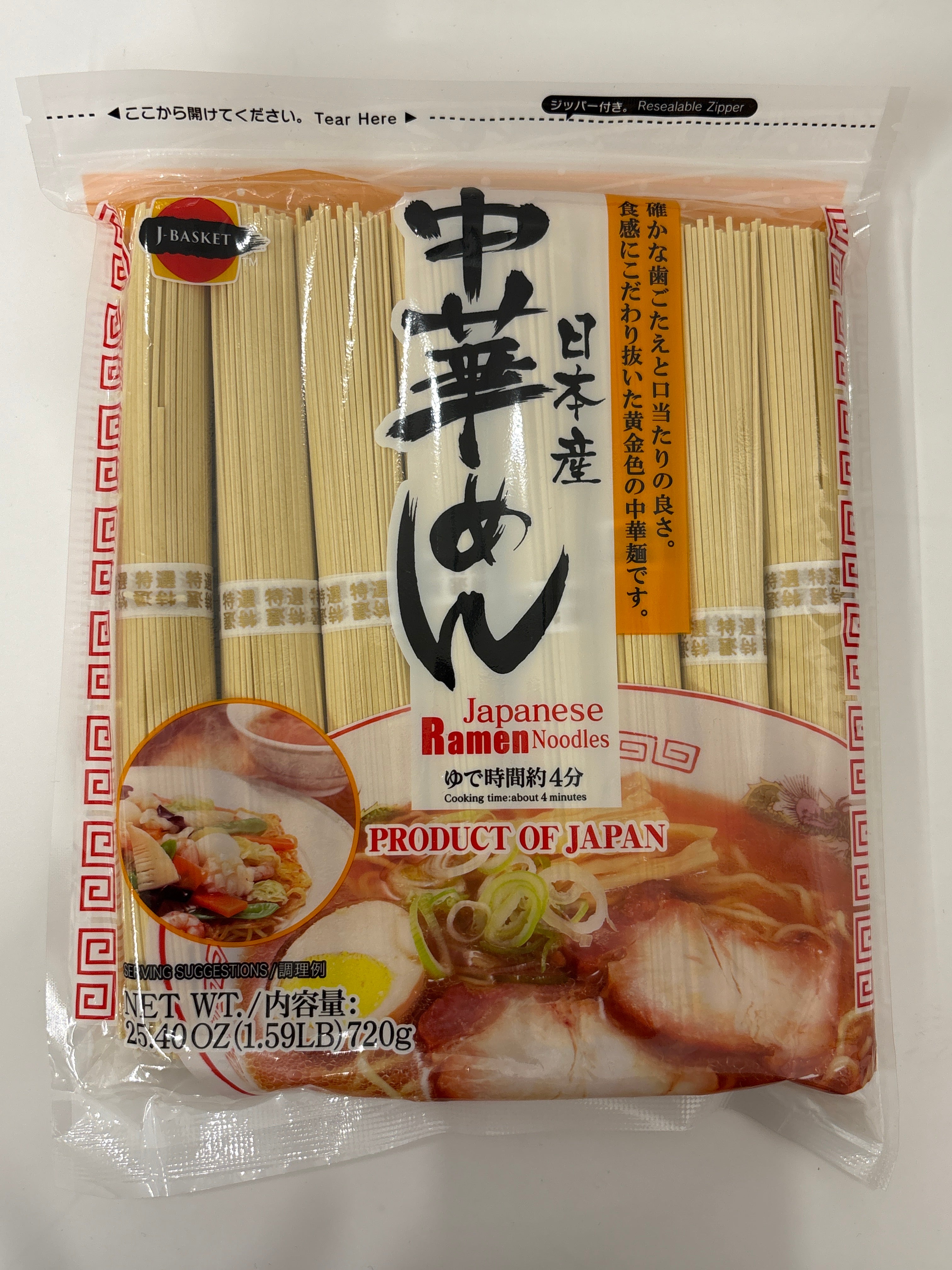 J-Basket Chuka Soba (Ramen Noodle) 720g