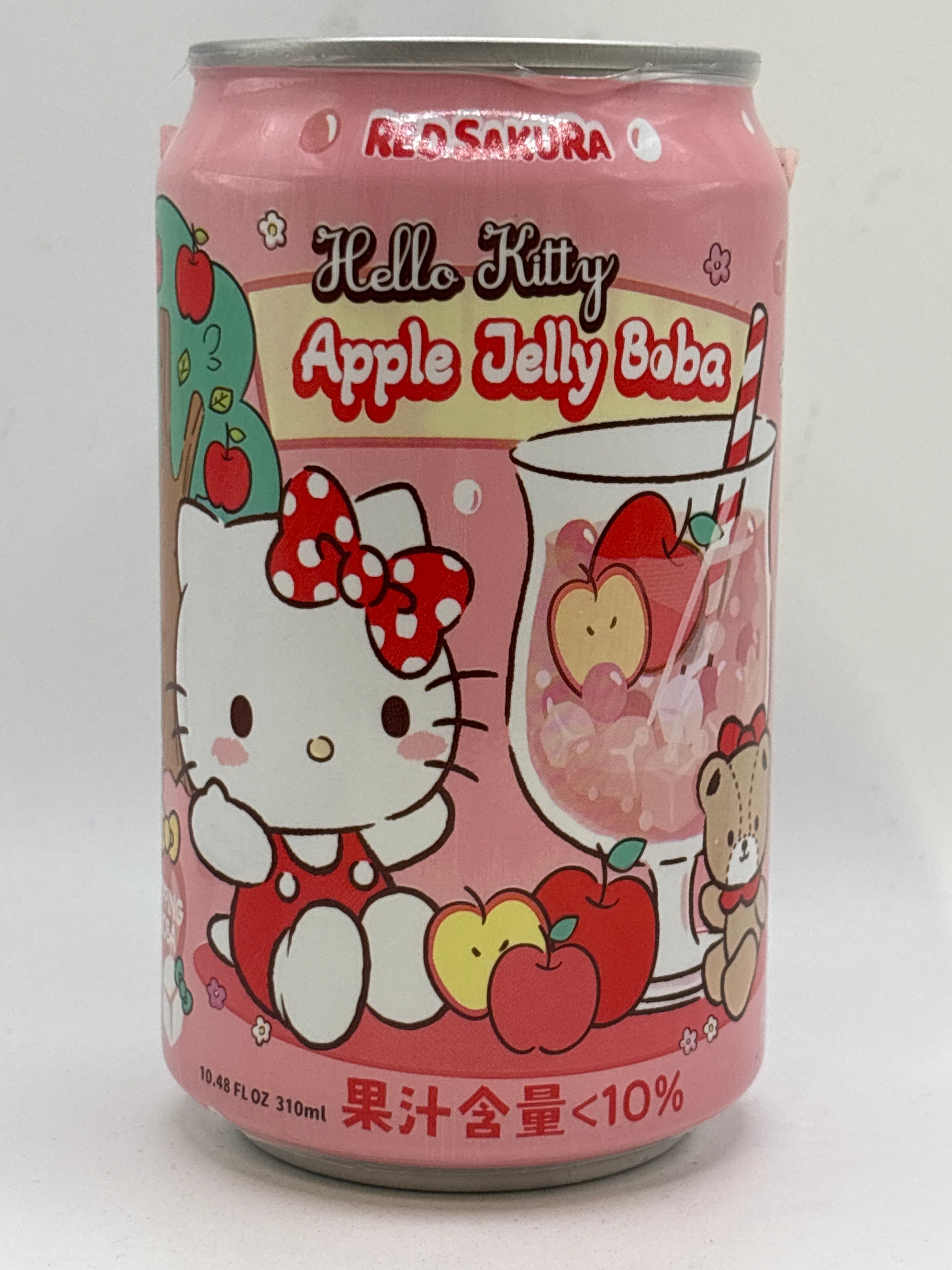 Hello Kitty Apple Jelly Boba Drink 310ml