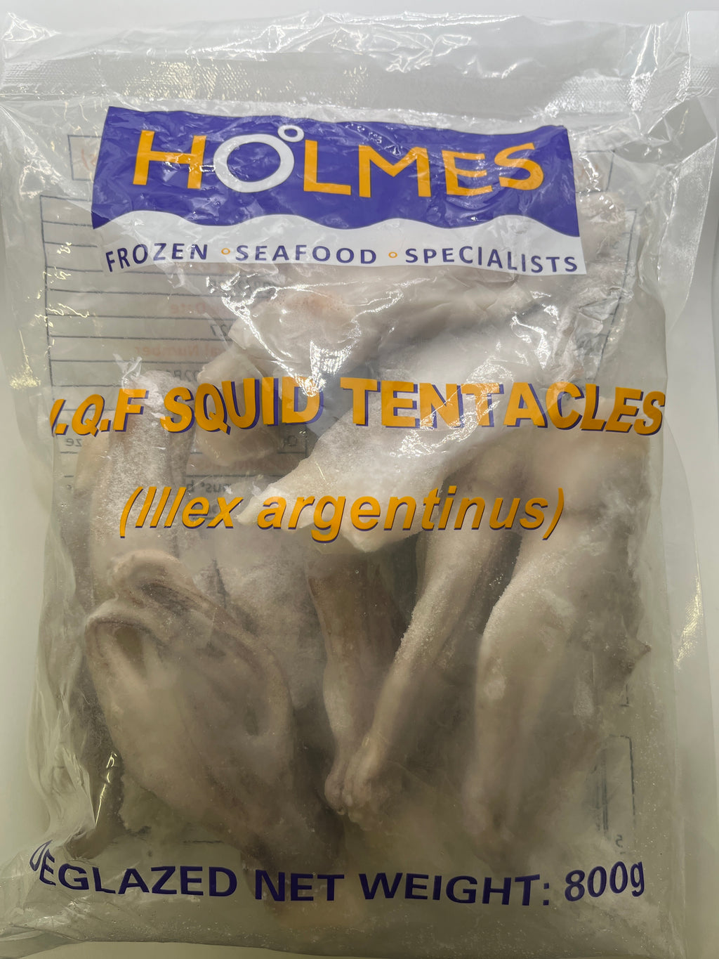 Holmes IQF Squid Tentacles (60-100g per pc) Net 80