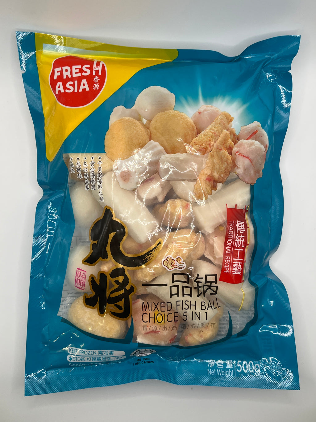和記雜錦魚蛋王5合1 500克